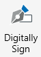 PDF Extra: digitally sign icon